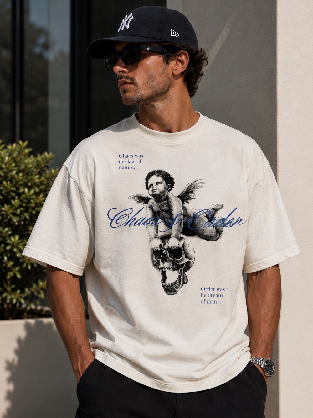 White Graphic T-Shirt